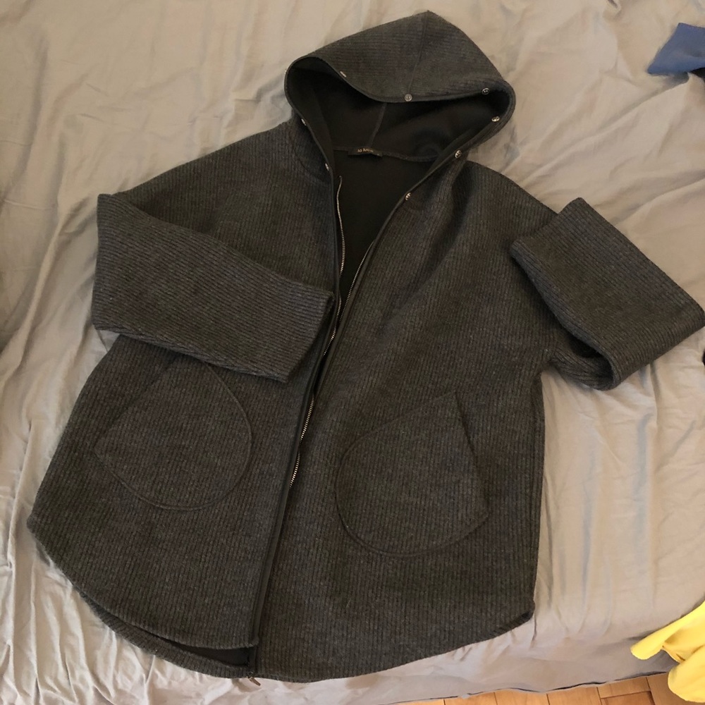 La Luce sweater jacket with snap buttons size 2